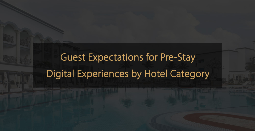 Guest Expectations for Pre-Stay Digital Experiences by Hotel Category