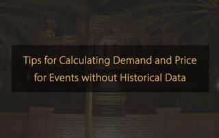 Consejos para calcular la demanda y el precio de eventos sin datos históricos