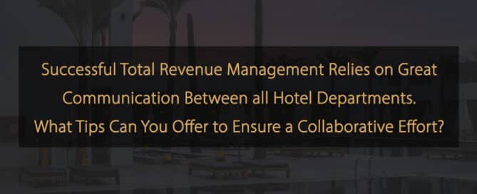 Gesamtumsatzmanagement-Kommunikation mit anderen Abteilungen