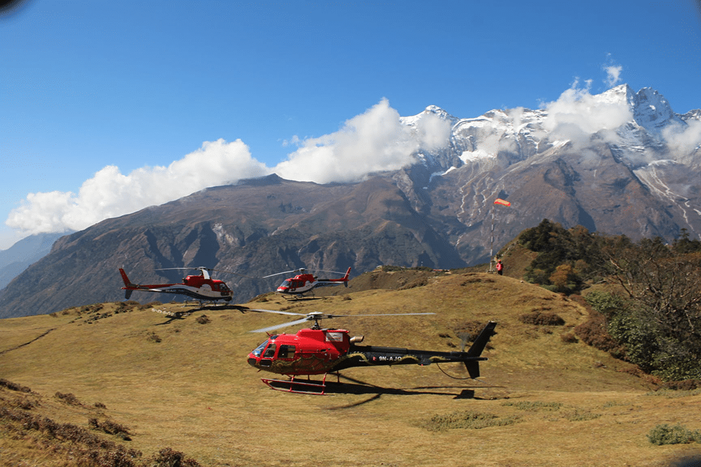 Key Stops on the Everest Base Camp Helicopter Tour 