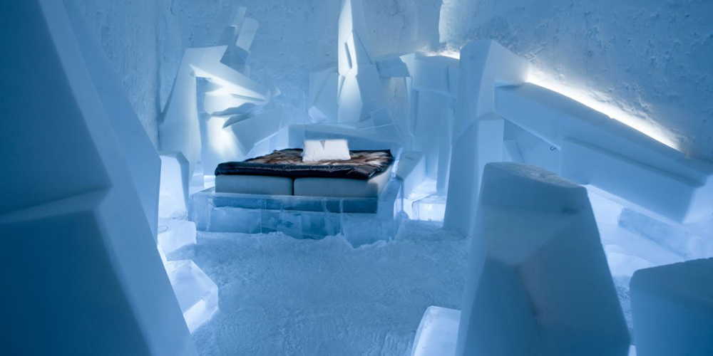 hotéis legais arquitetura hotel de gelo