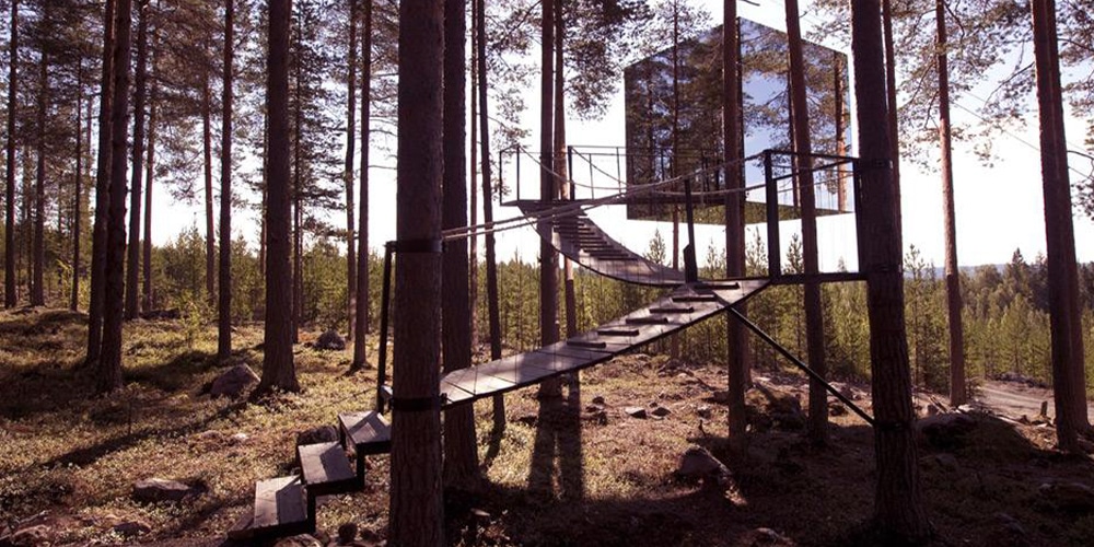 hôtels sympas architecture cabane dans les arbres hôtel