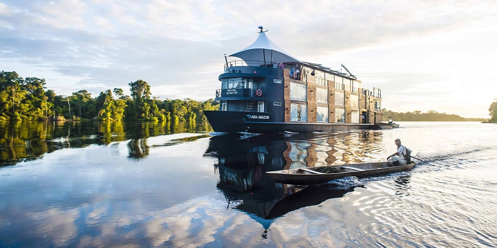 hotéis legais barco aria amazon