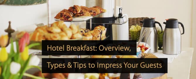 petit déjeuner à l'hôtel