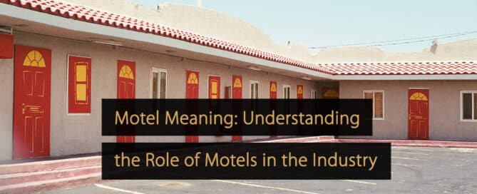 motel bedeutung