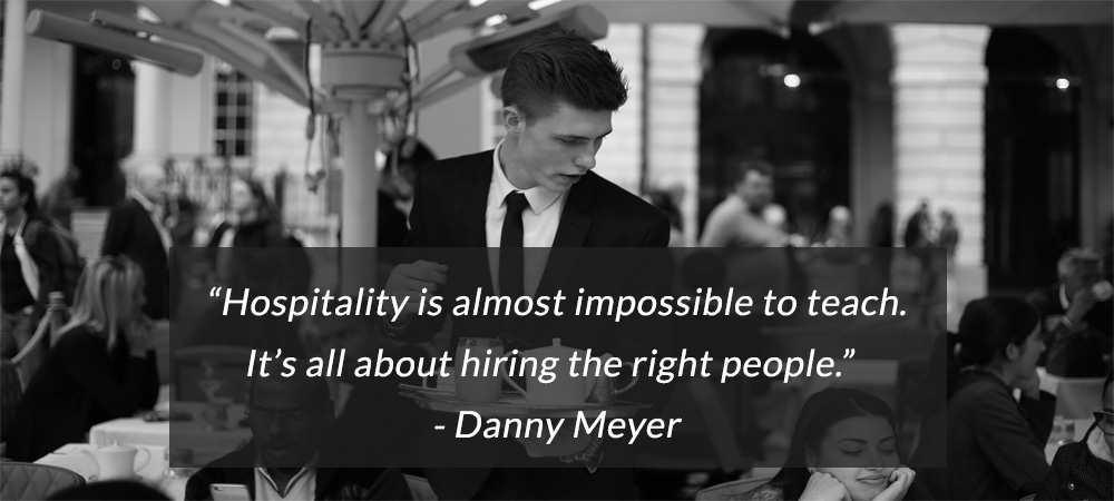 Позиции в отелях - цитата Дэнни Мейера