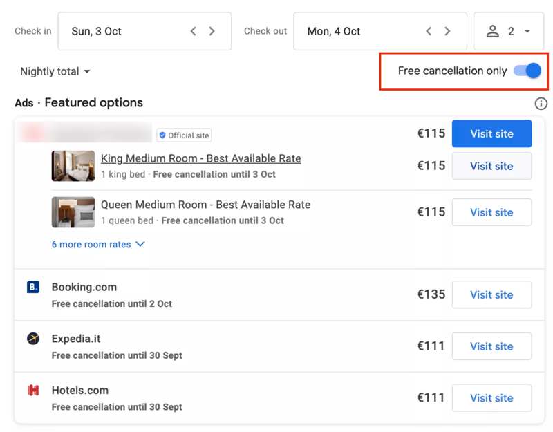 How to Get Started With Google Hotel Ads - example 6