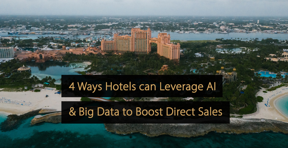 Maneiras de hotéis podem aproveitar IA e Big Data para impulsionar as vendas diretas
