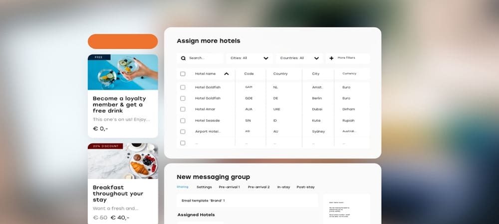 Ejemplos de formas de optimizar las ventas adicionales en toda la cadena hotelera