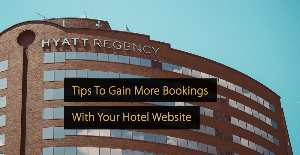 conseils sur le site Web de l'hôtel pour obtenir plus de réservations