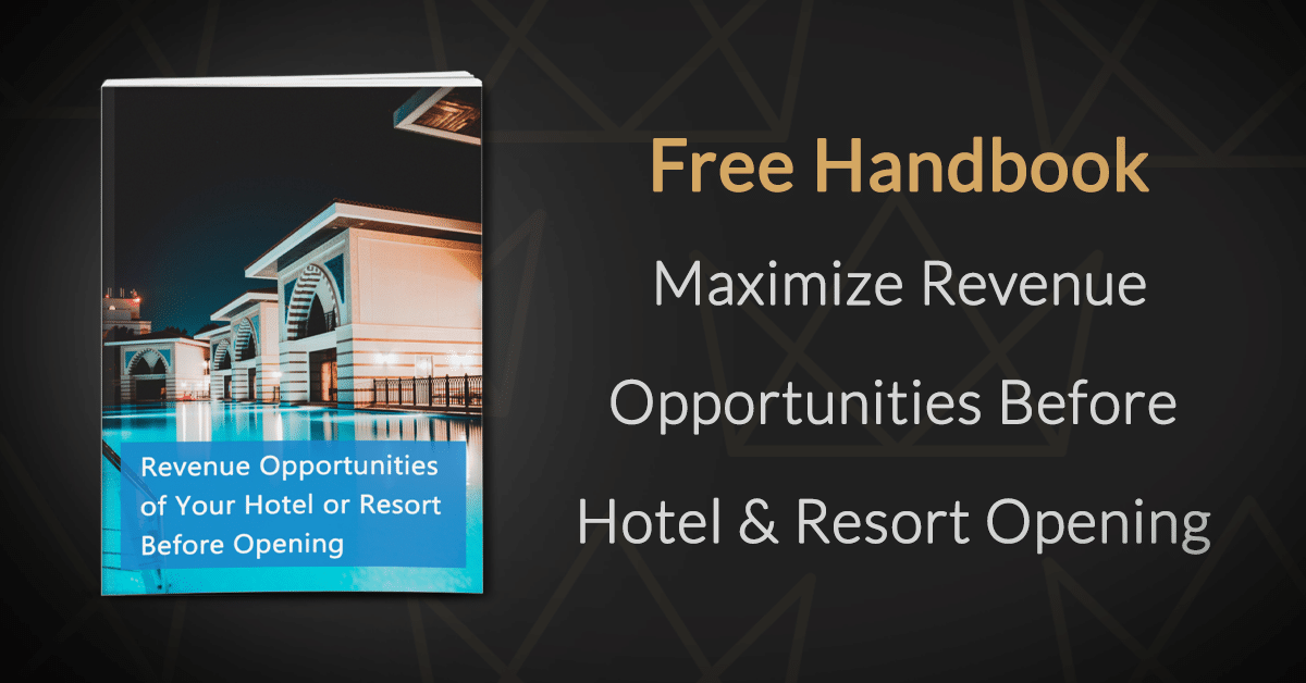 Manual gratuito Maximize as oportunidades de receita do seu hotel ou resort antes de abrir