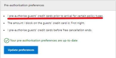 Pre-authorizations on hotel bookings - Pic 14