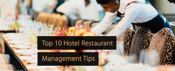 10 conseils de gestion de restaurant d'hôtel