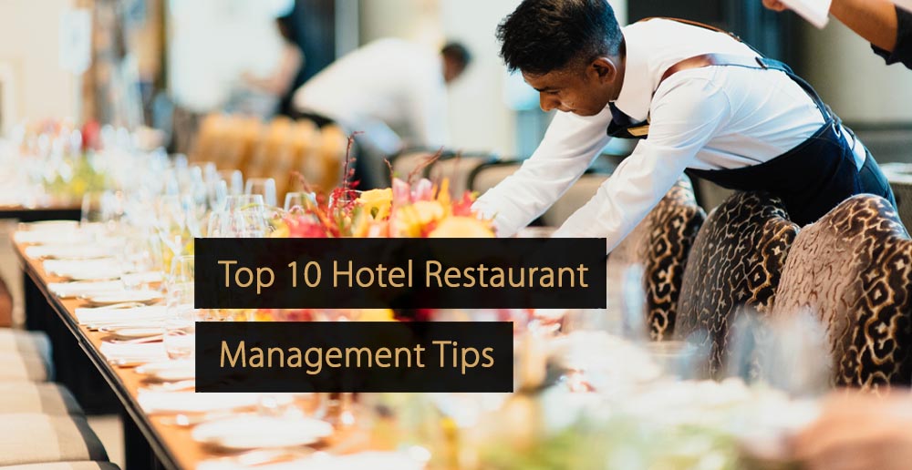 10 dicas de gerenciamento de restaurante de hotel