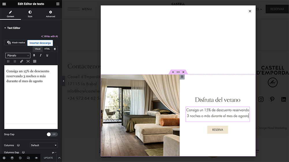 Best Practices & Examples for Hotel Website Design Pop Ups