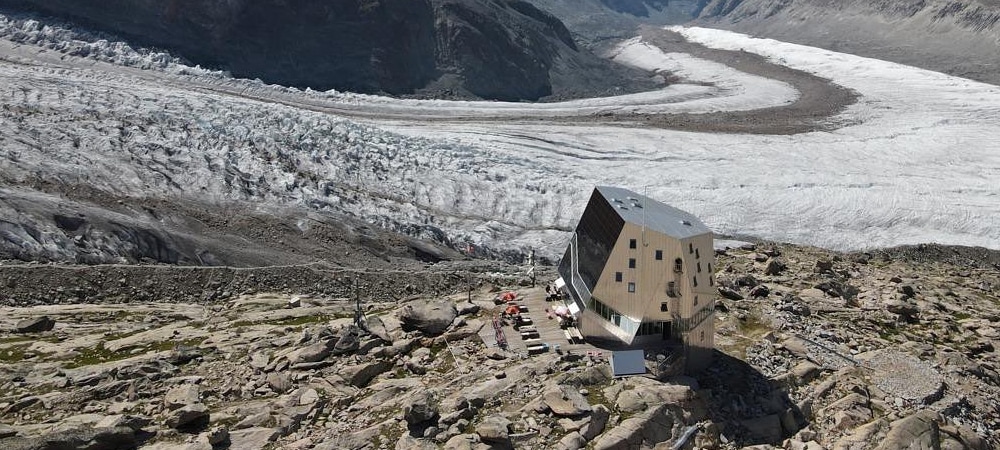 Projetos de hotéis - The New Monte Rosa Hut