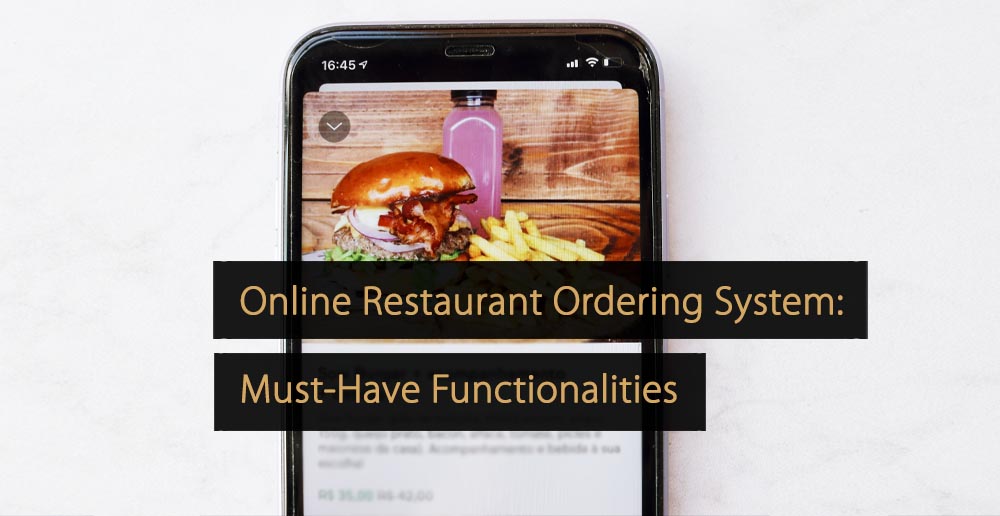 Online Restaurant Ordering System