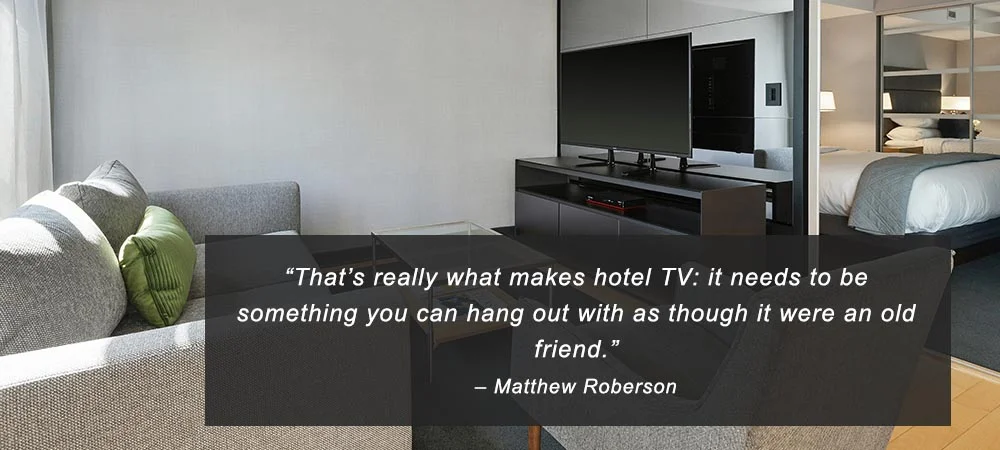 TV de hospitalidade