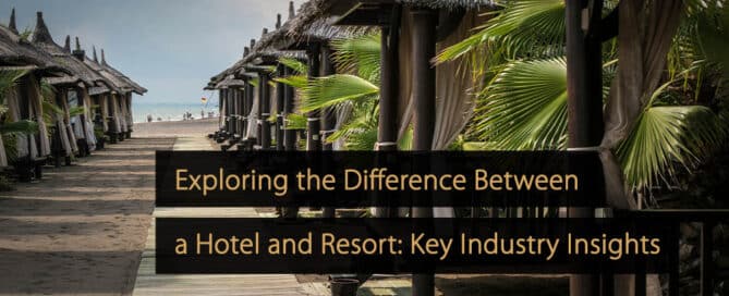 Diferença entre um hotel e um resort