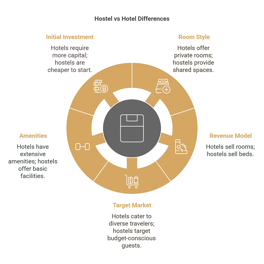Differenze principali tra un ostello e un hotel