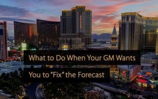 Cosa fare quando il tuo GM vuole che tu corregga le previsioni