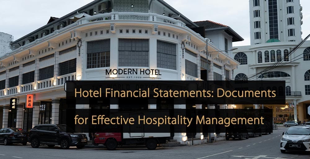 Demonstrações Financeiras do Hotel