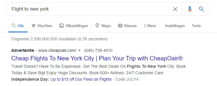 Google Adwords - Conseils marketing - industrie du voyage - industrie hôtelière - COVID - Corona