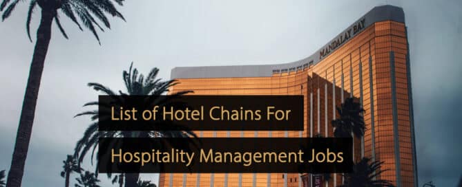 Trabajos de gestión hotelera