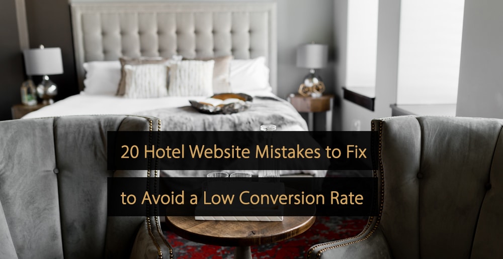 Hotel website mistakes