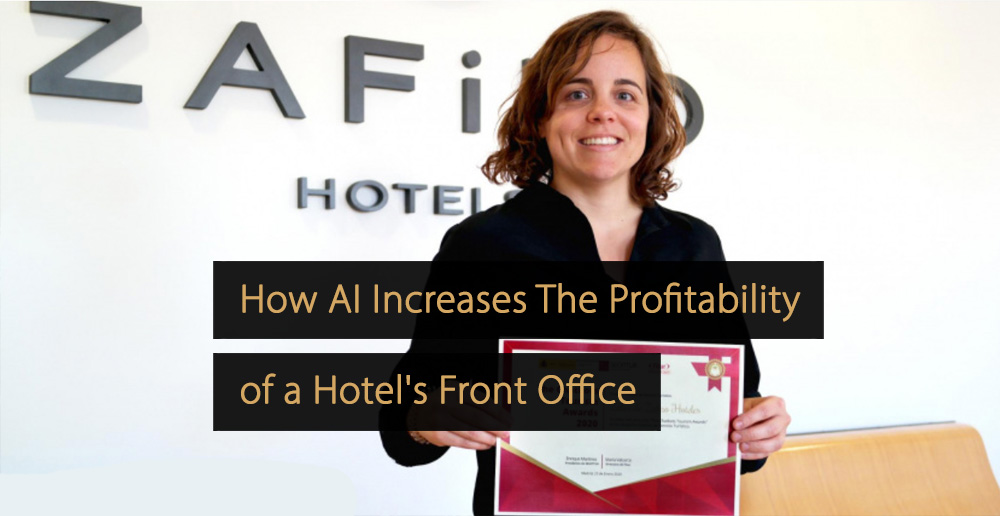 Comment l'IA augmente la rentabilité du front office d'un hôtel